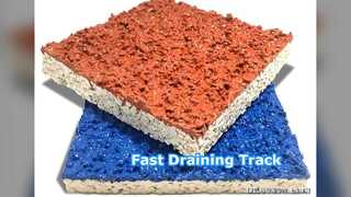 Permeable PU Running Track Superior Drainage